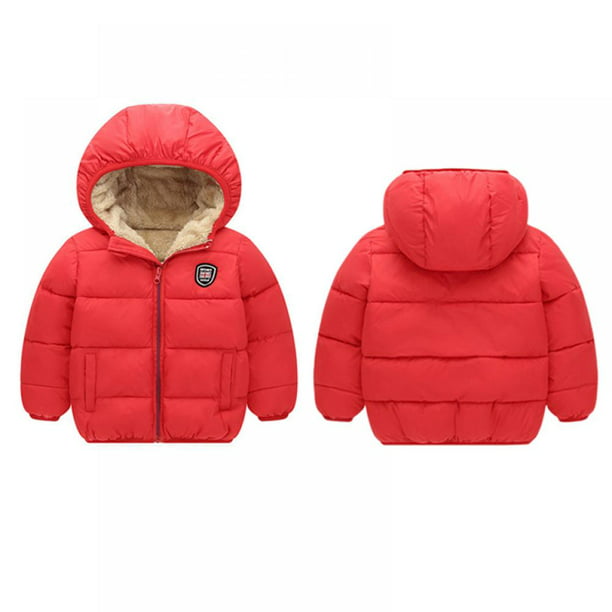 Kids Baby Girls Winter Warm Cotton padded Hoodies Jacket Coat Amiley Childrens clothing Dress Coats 
